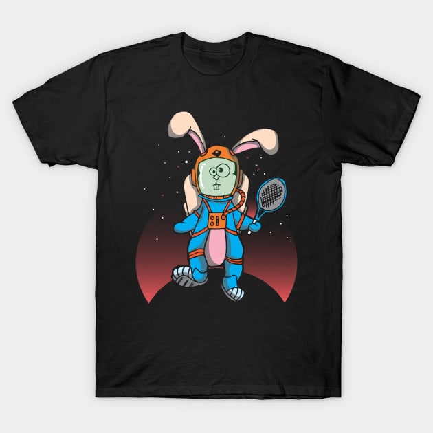 Astronaut Rabbit T-Shirt by FashionFuture